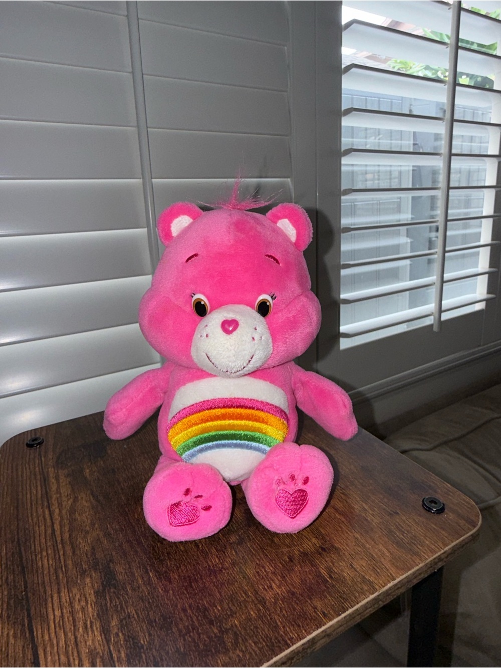 Pink Rainbow Belly Plush Care Bear - Kids Toy